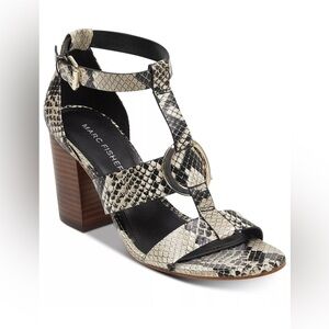 NWT Marc Fisher Walinda City Block Heel Sandal Size 8m